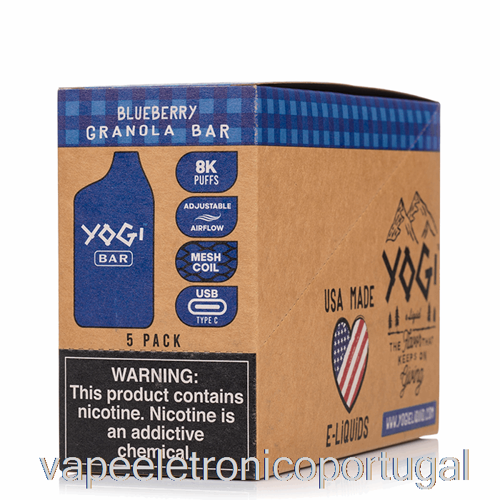 Vape Eletrônico [pacote Com 5] Yogi Bar 8000 Descartável